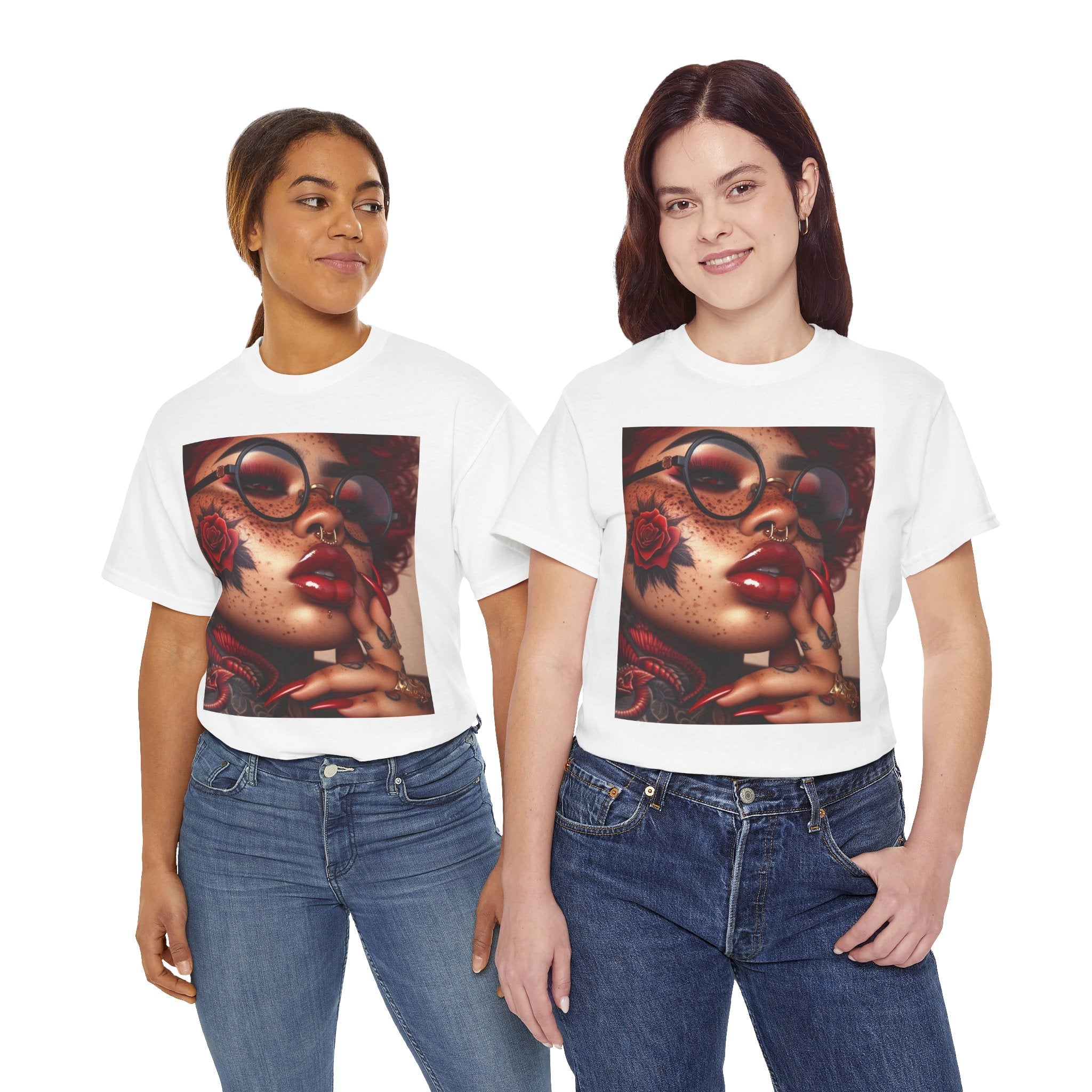 “Code Red” Cotton Graphic Tee