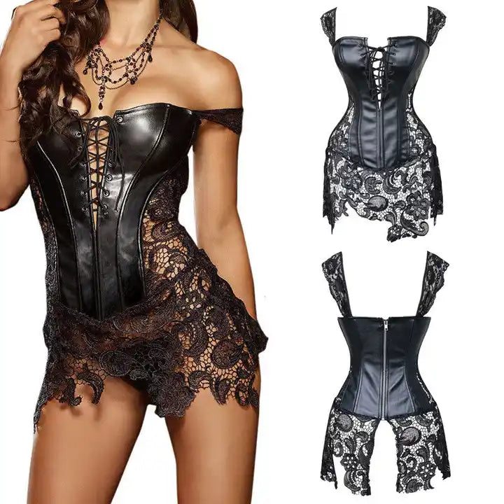 “Baddie Diaries” Lace Corset