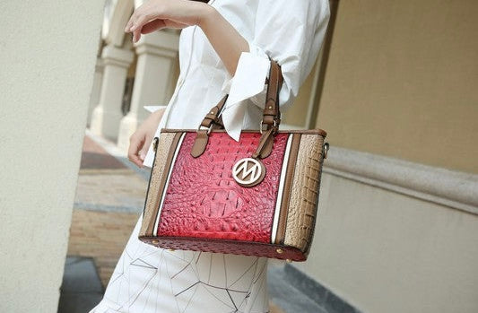 “Lizza” Tote Handbag with Wallet
