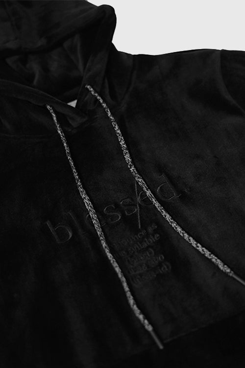 Blessed Velour Hoodie