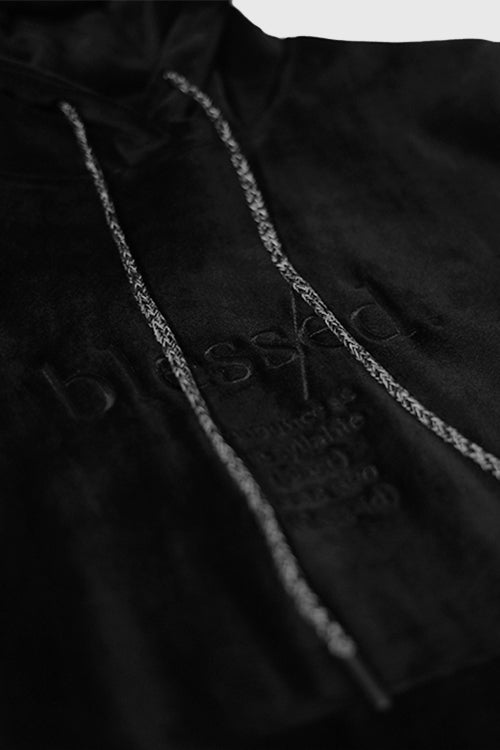 Blessed Velour Hoodie