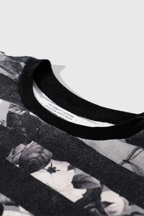 Flower Era Striped Pullover Crewneck