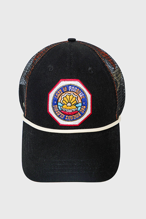 Curved Brim Fisherman Trucker Hat