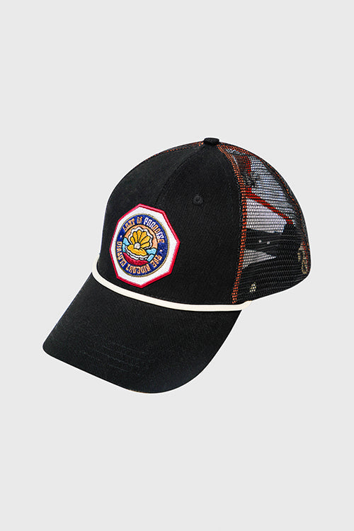 Curved Brim Fisherman Trucker Hat (Free)