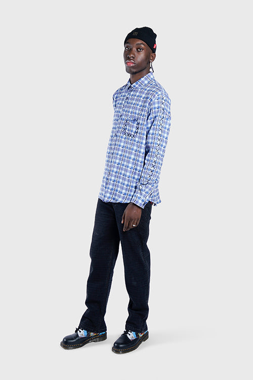 Emblem Ribbed Fisherman Beanie