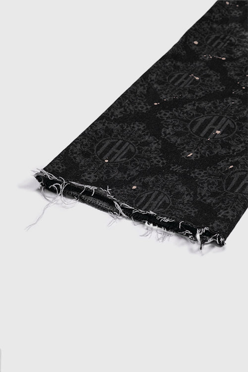 Laser Etched Painter Baggy Denim Jeans