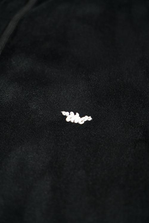 Metal Logo Velour Flared Sweatpants