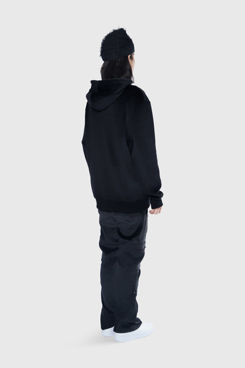 Metal Logo Velour Flared Sweatpants