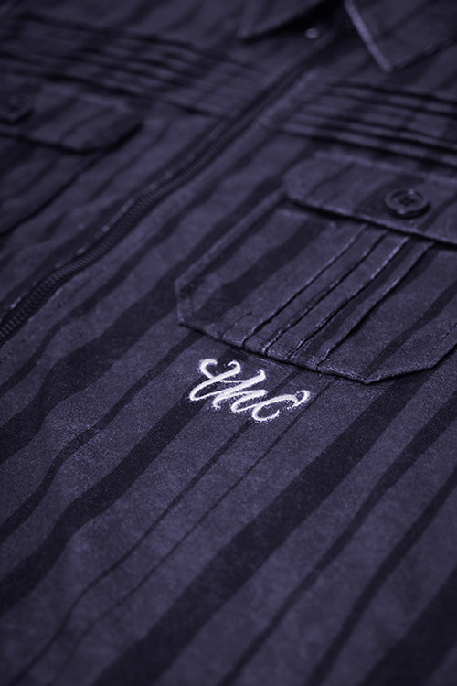 Racket Club Terry Cloth Cabana Short-Sleeve Zip-up Shirt