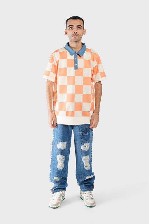 Embroidery Lines Comfortable Denim Jeans