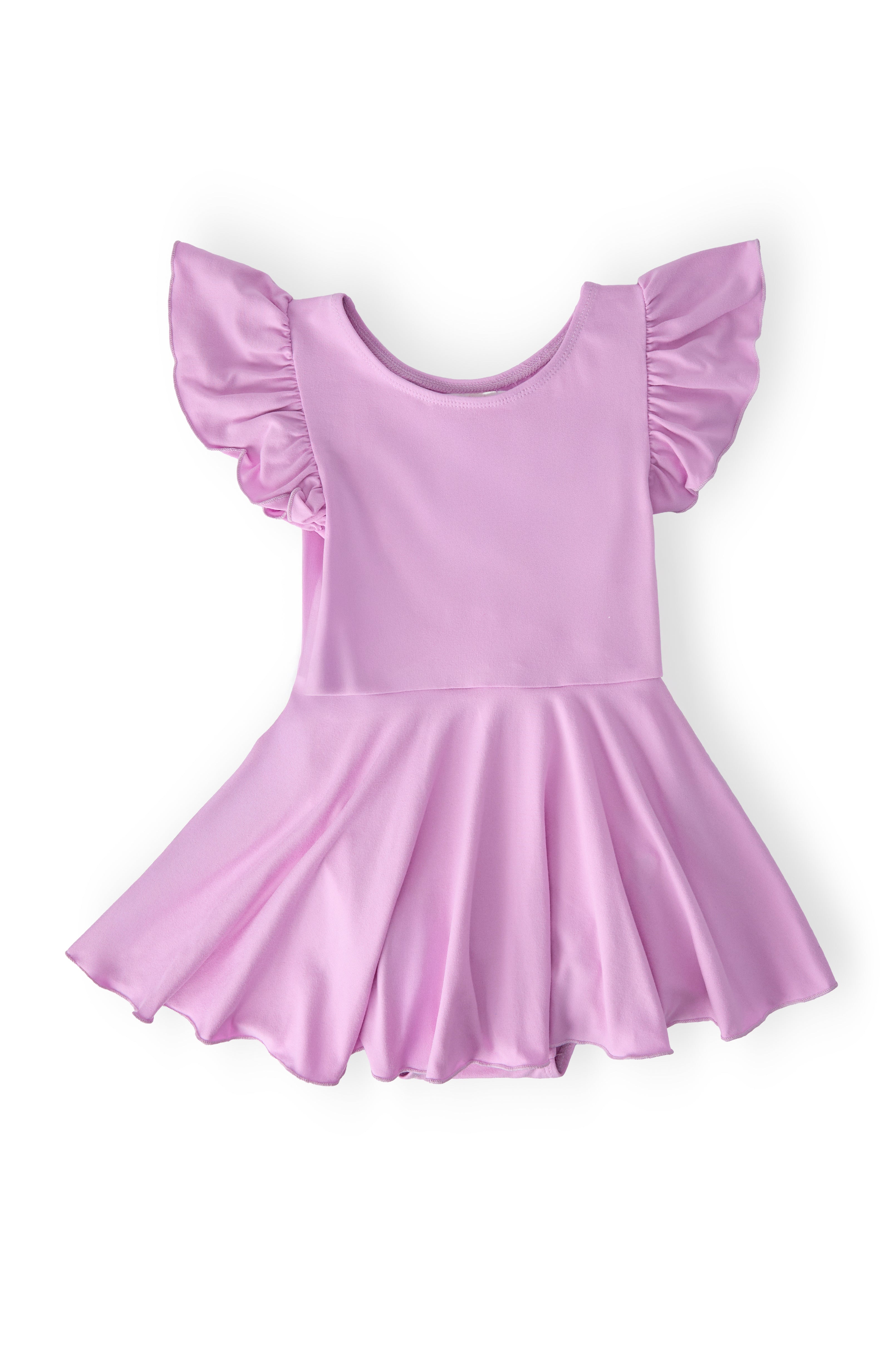 Bright Lilac S/S Twirl Leotard