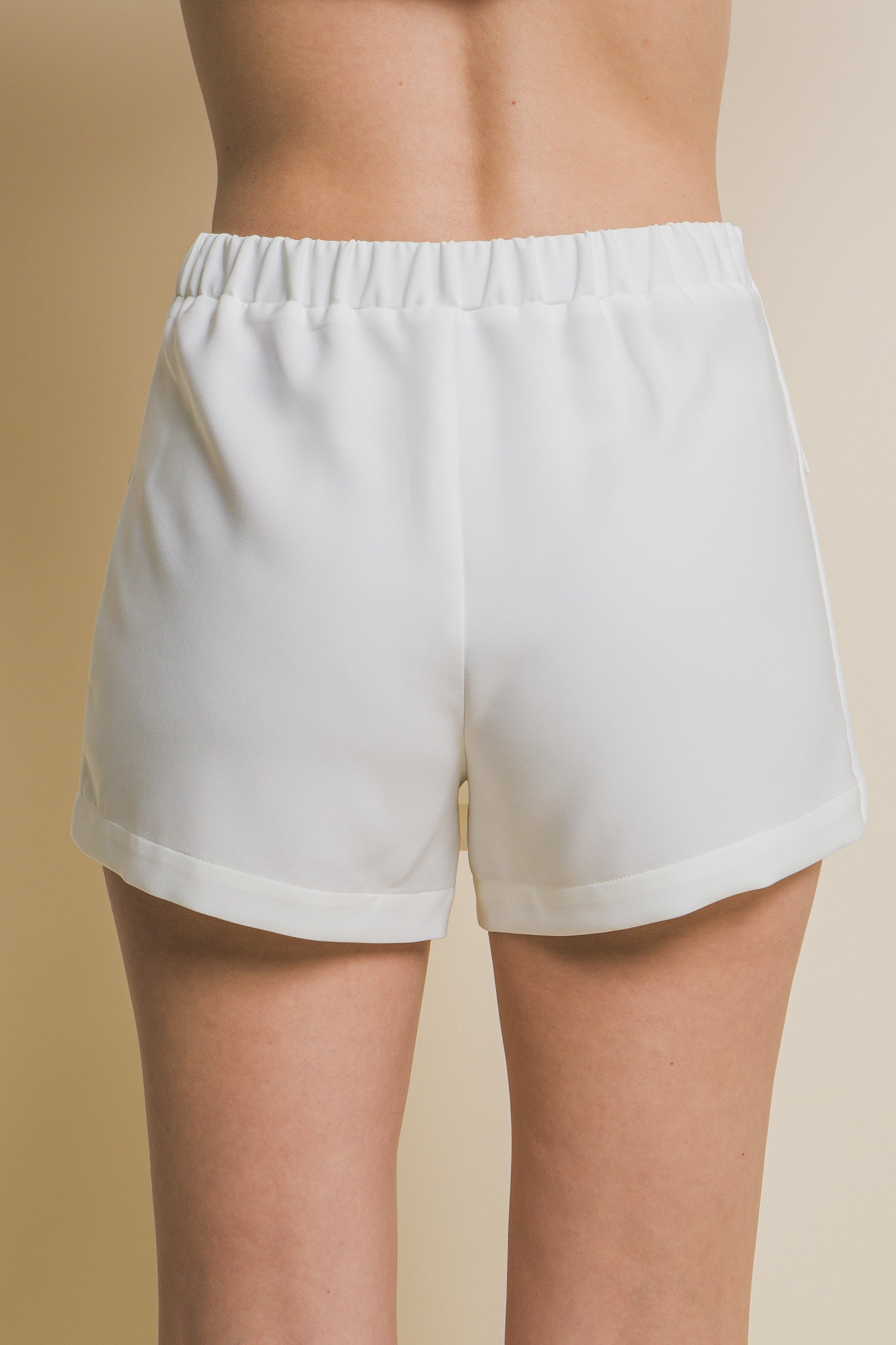 “Bratty Behavior” White Vertigo Skorts