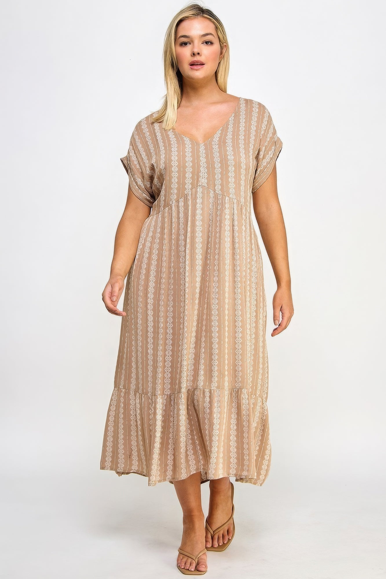 “Topaz” Boho Maxi Dress