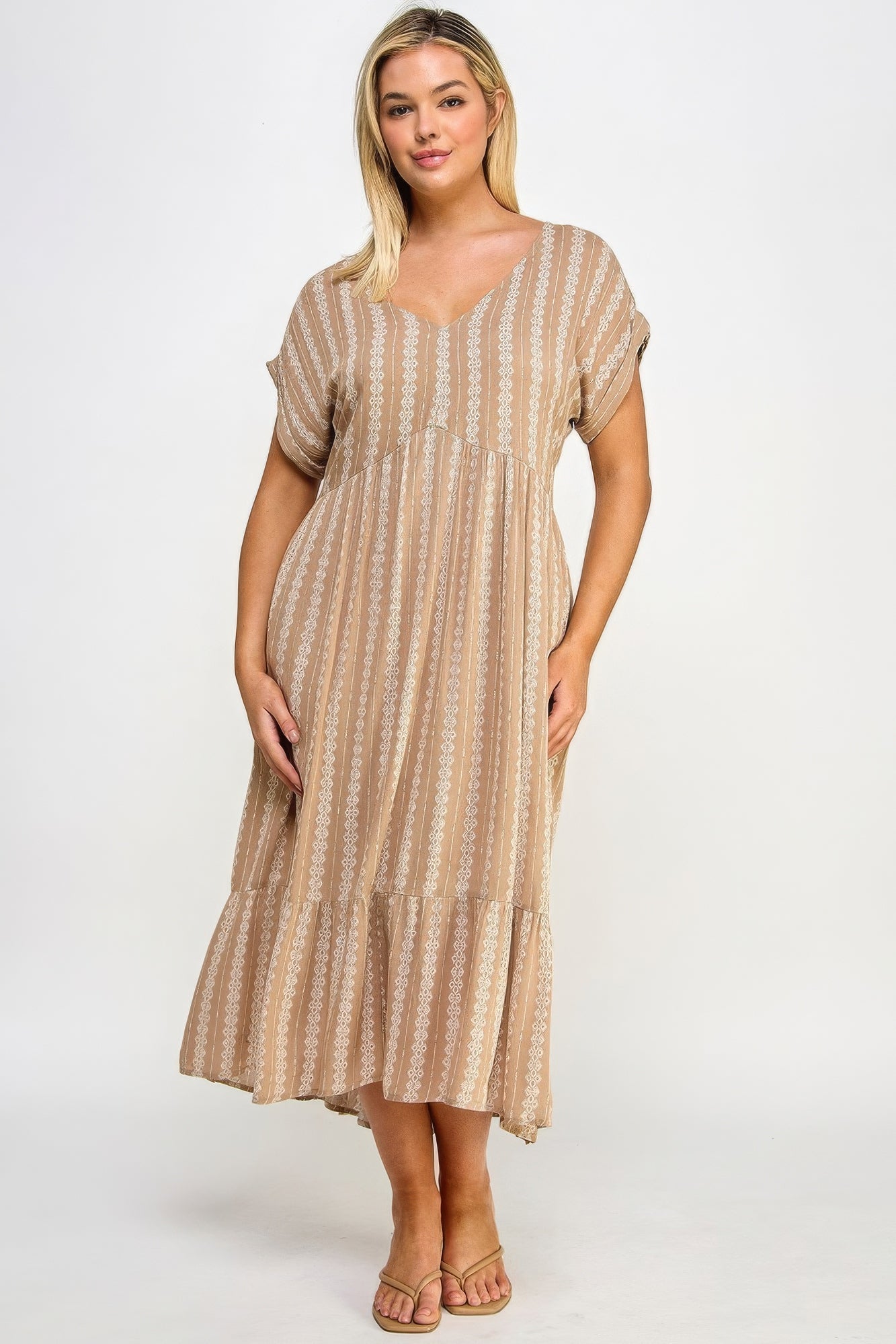 “Topaz” Boho Maxi Dress