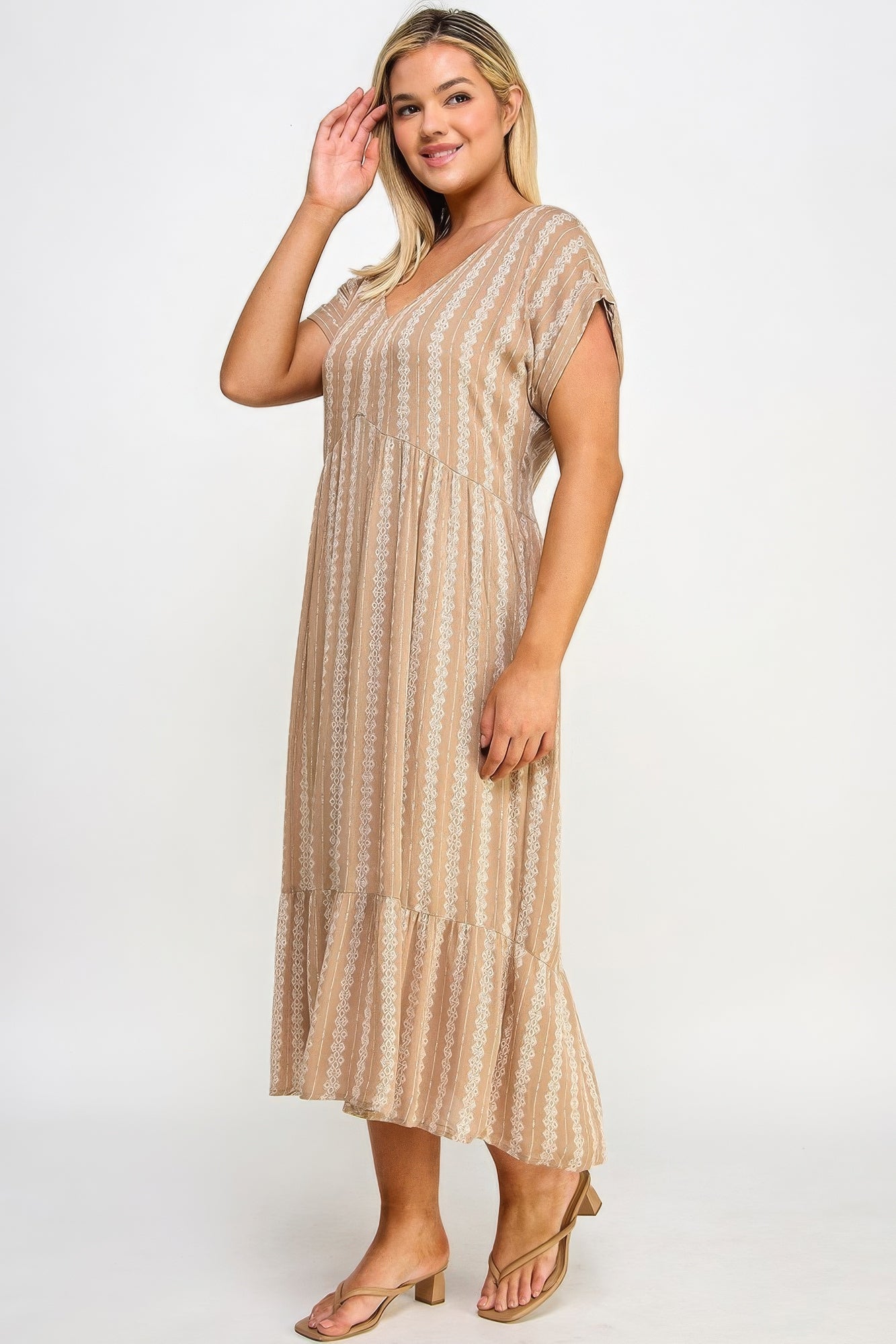 “Topaz” Boho Maxi Dress