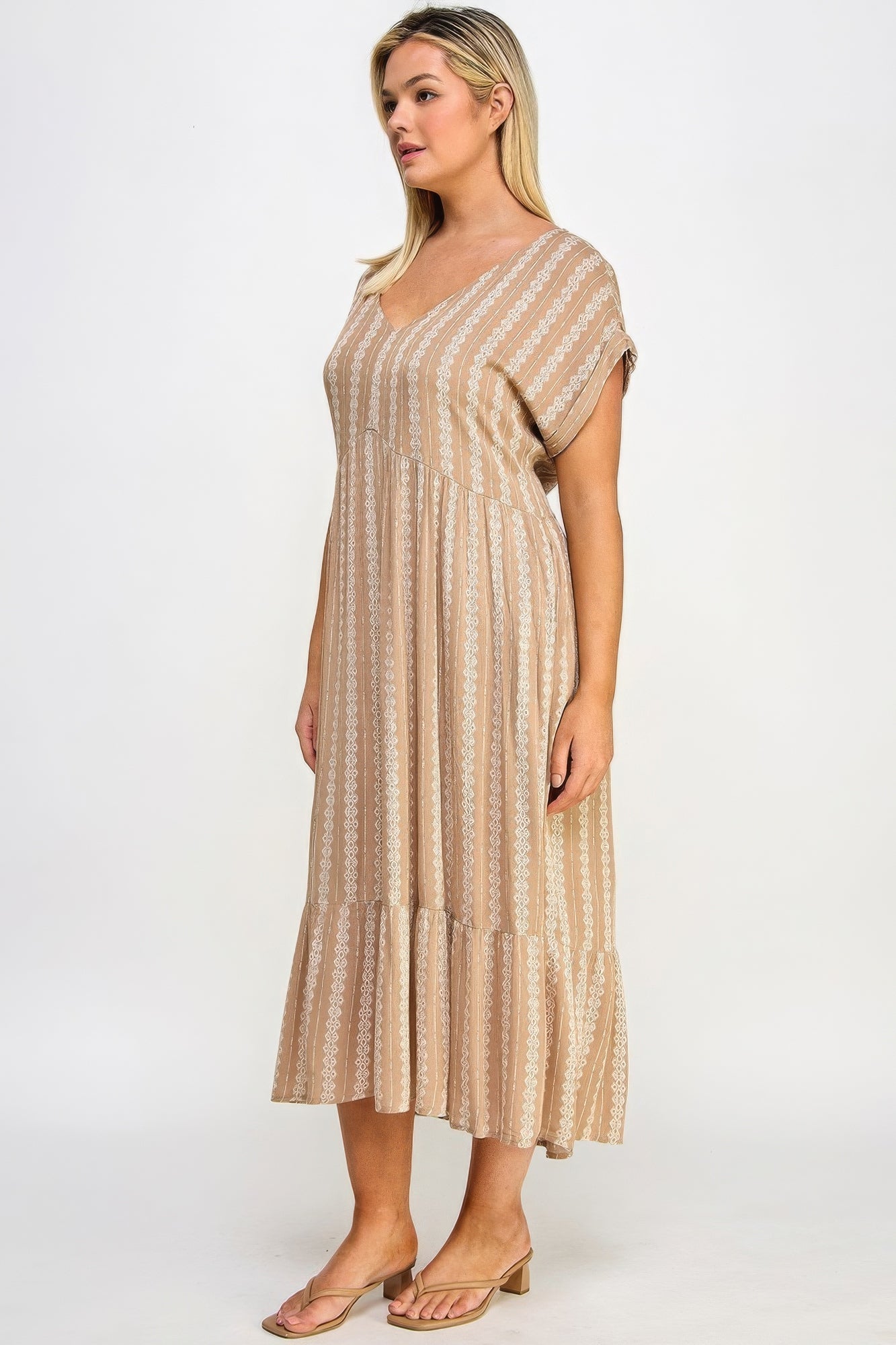 “Topaz” Boho Maxi Dress