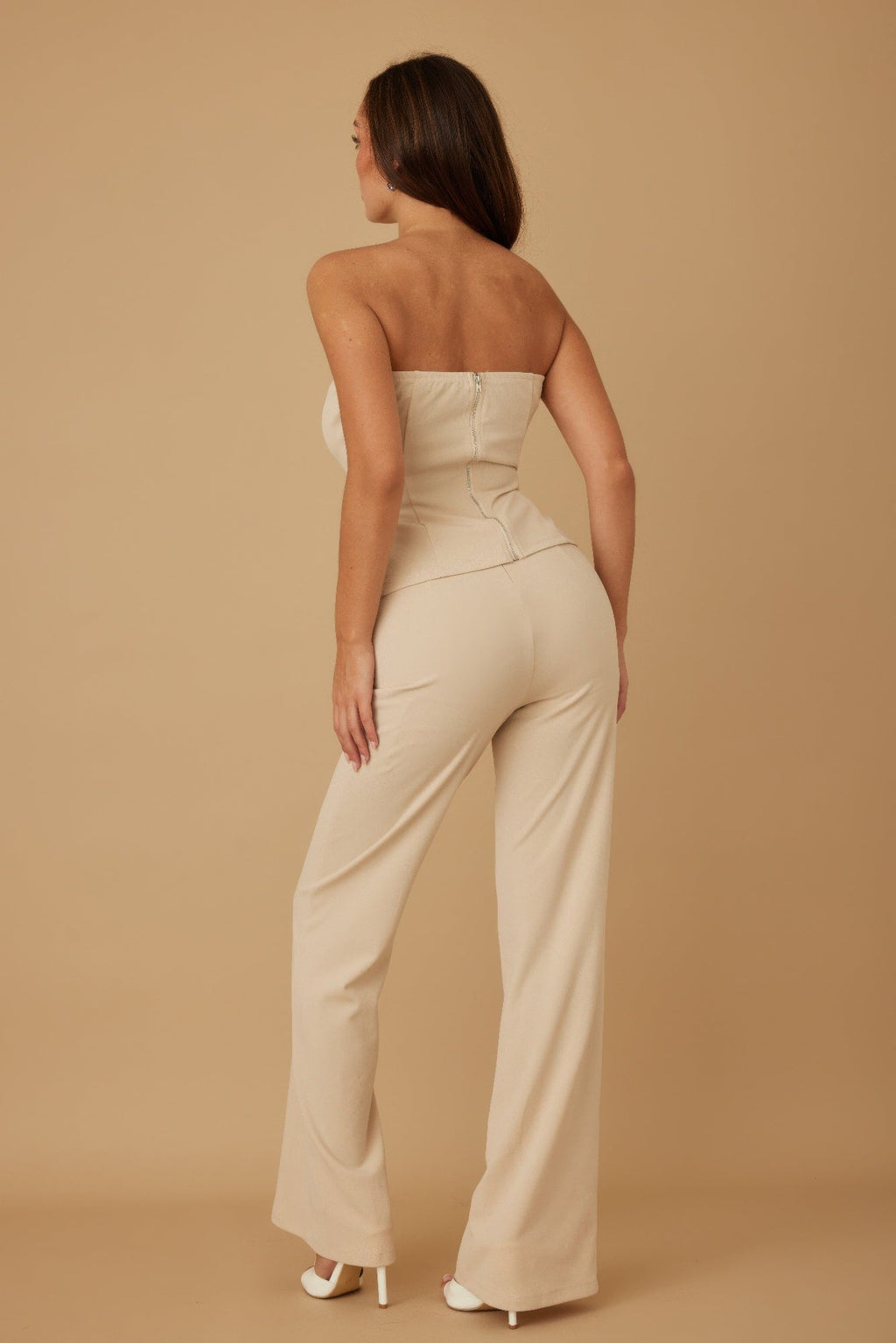 Classy Two Piece Sets With Oval Crystal Stone