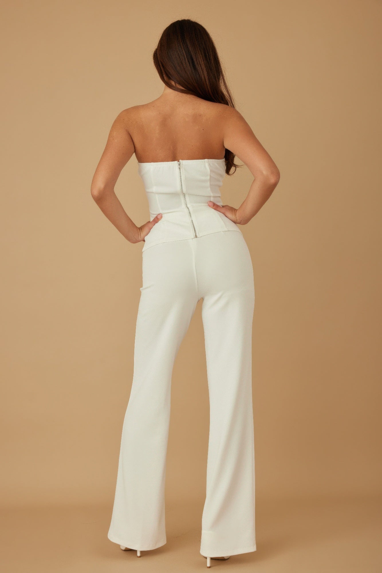 Classy Two Piece Sets With Oval Crystal Stone