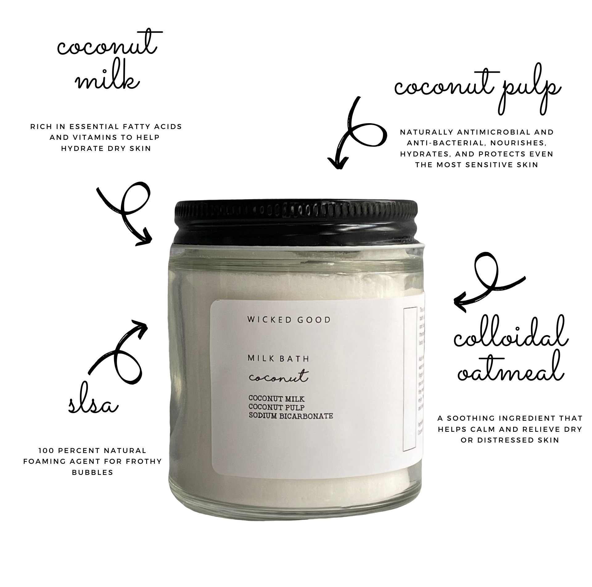 Coconut Milk Bath Soak