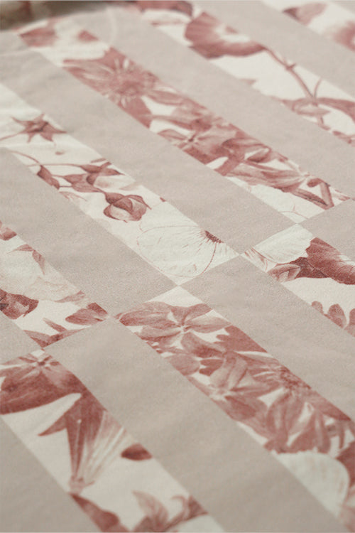 Flower Era Striped Pullover Crewneck