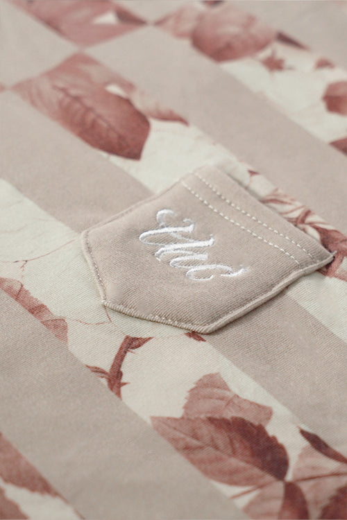 Flower Era Striped Pullover Crewneck