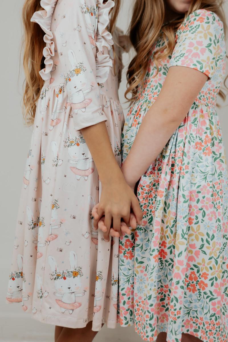 SALE Don't Worry, Be Hoppy Ruffle Twirl Dress