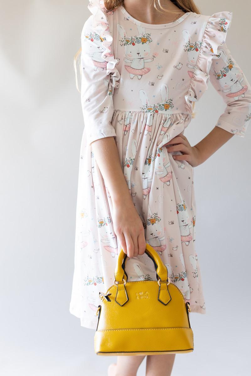 SALE Don't Worry, Be Hoppy Ruffle Twirl Dress