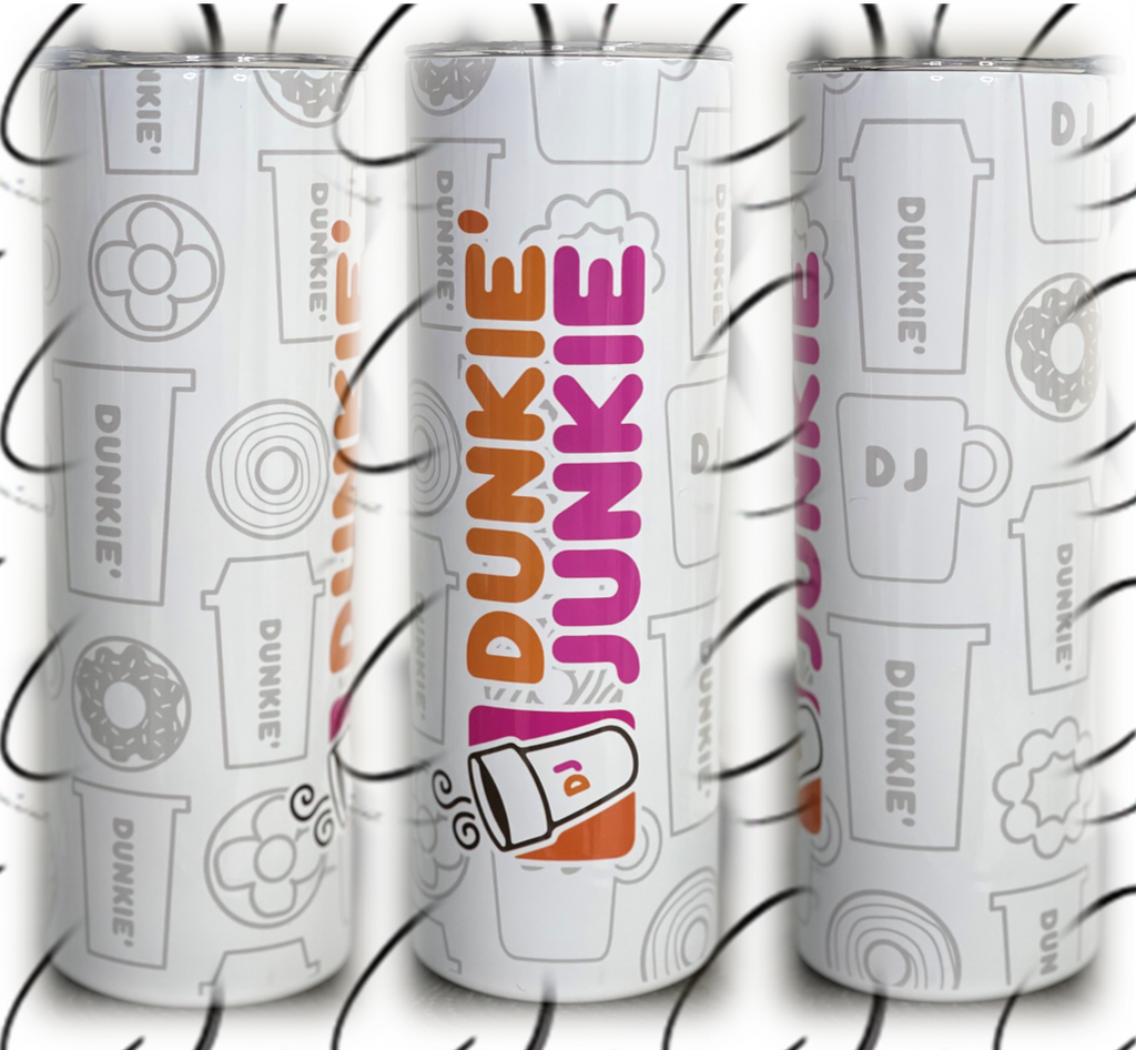 Dunkie Junkie 20oz Skinny Tumbler