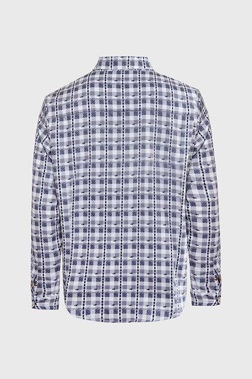 Eternal Plaid Long Sleeve Button Up Shirt
