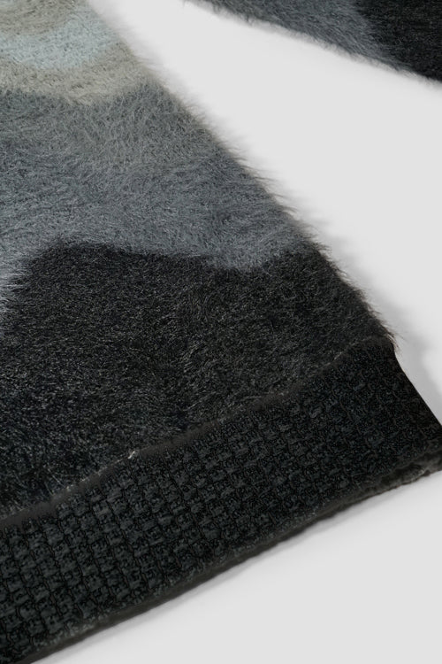 Mohair Knit Crewneck Sweater