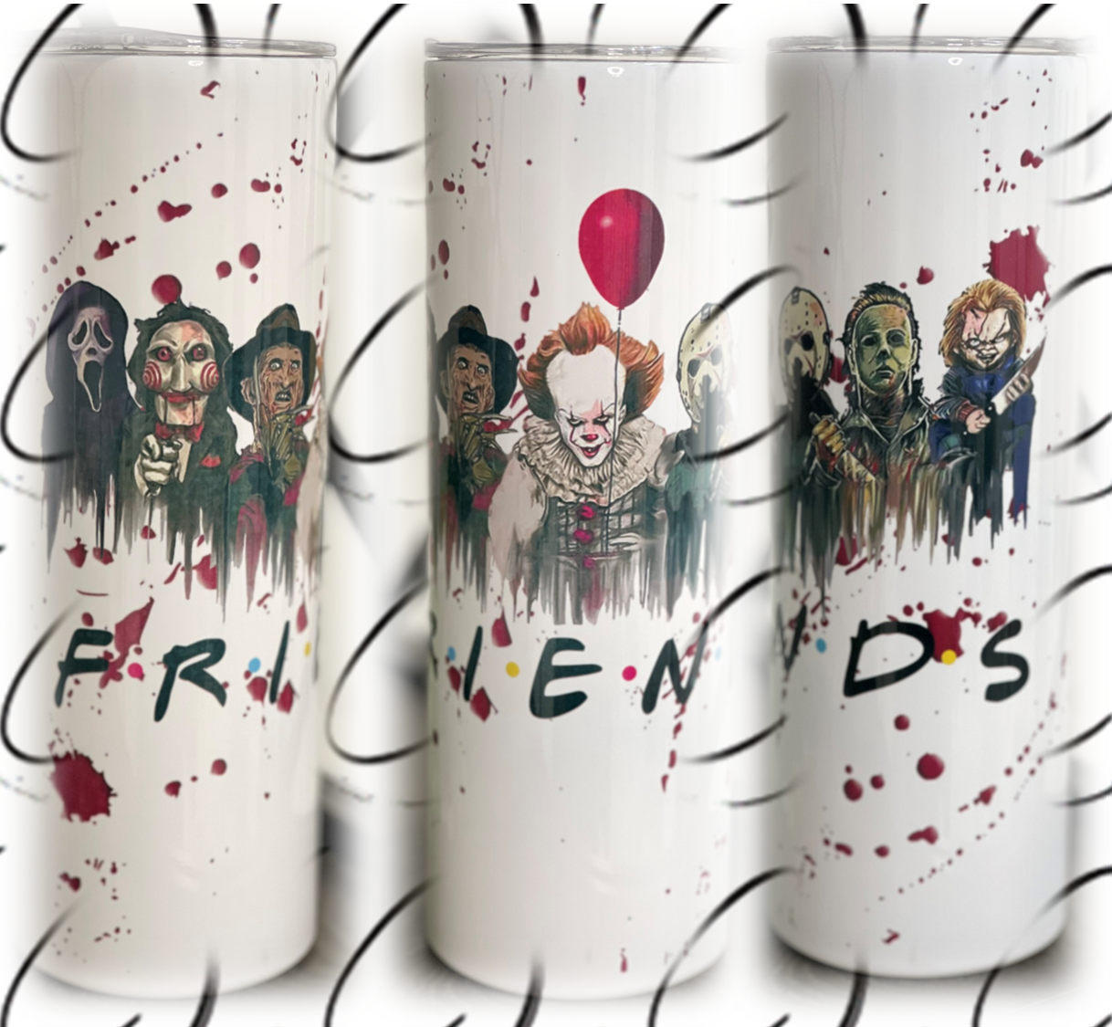Halloween F*R*I*E*N*D*S 20oz Skinny Tumbler