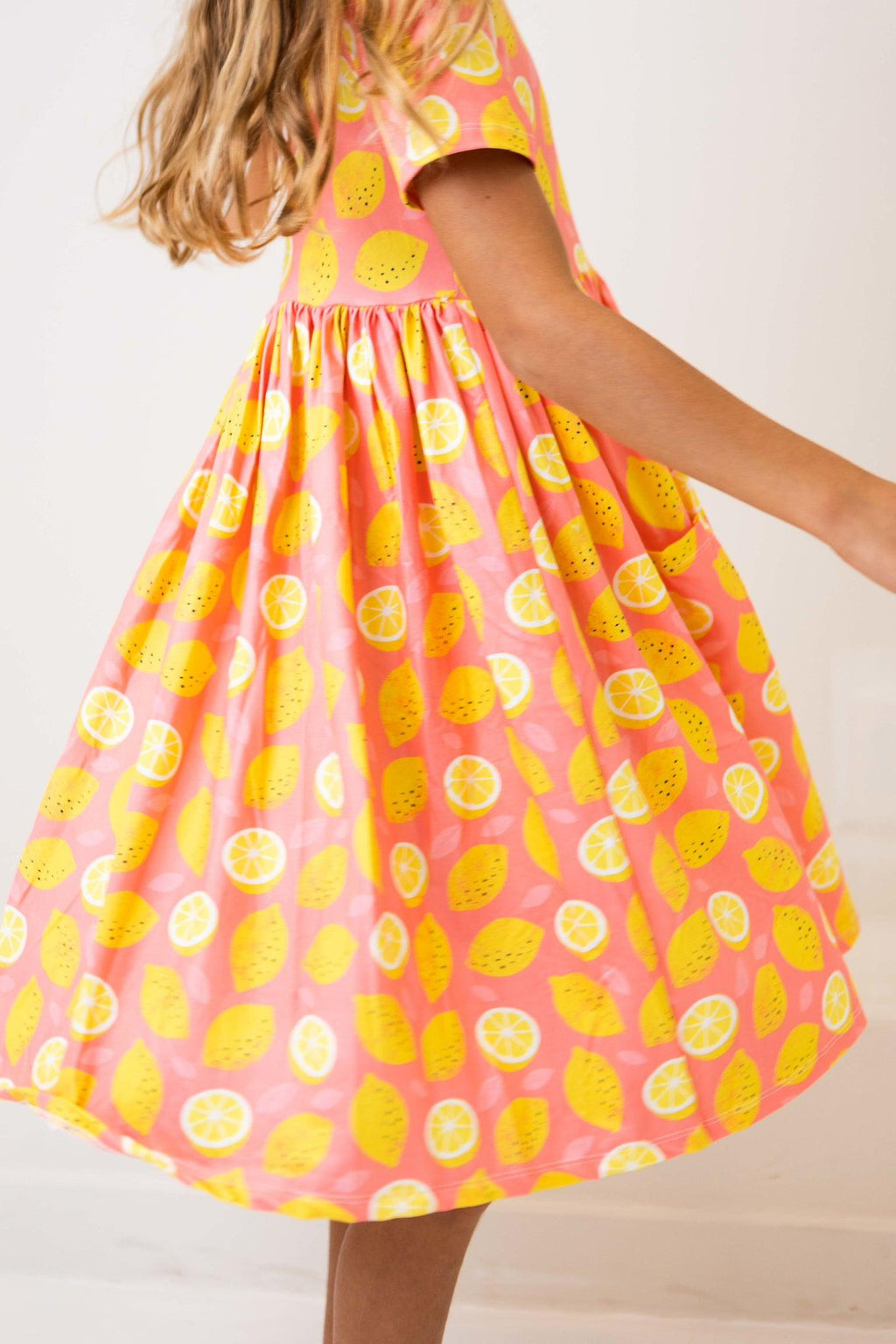 SALE Lemon Squeezy S/S Pocket Twirl Dress