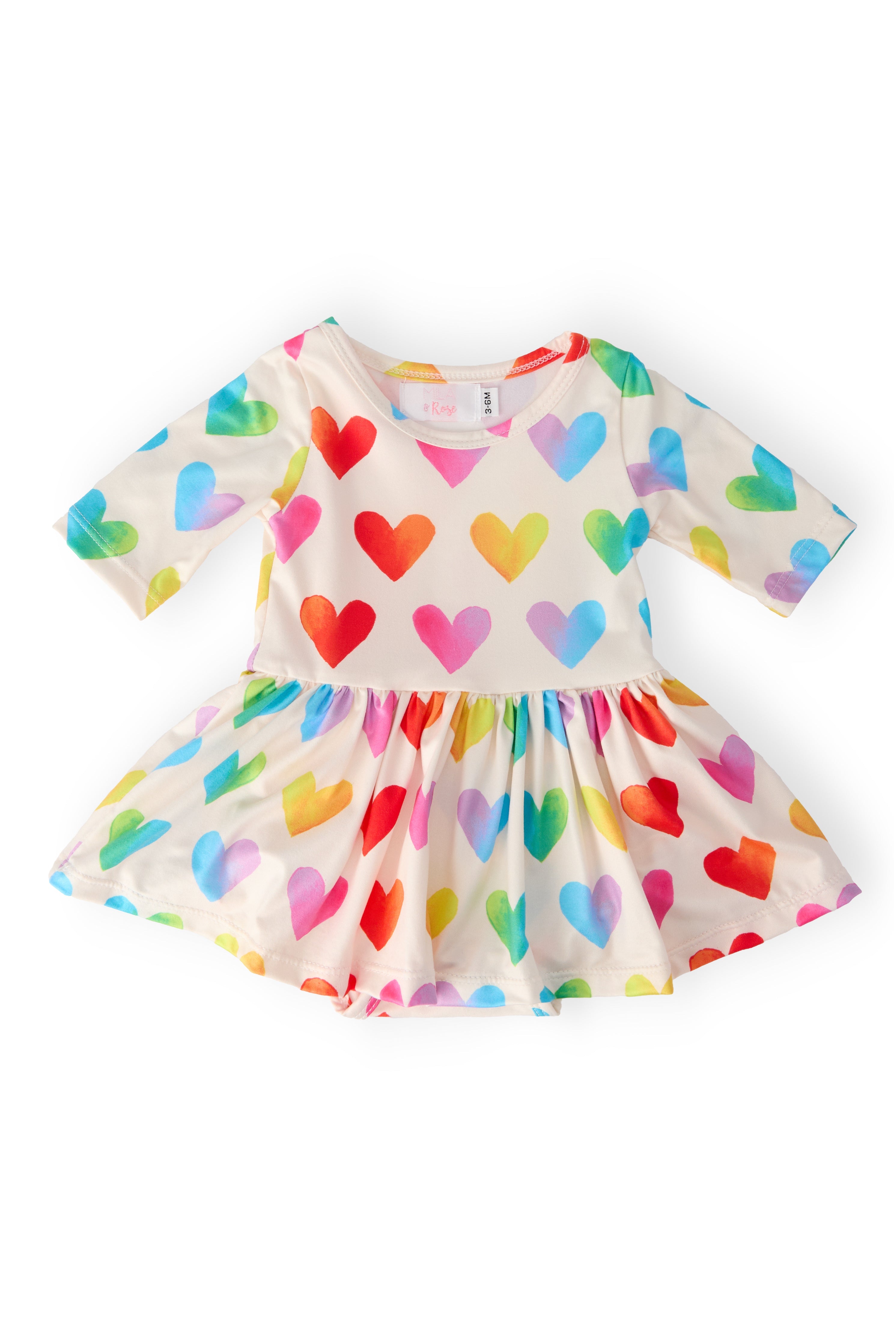 Lotta Love 3/4 Sleeve Twirl Bodysuit