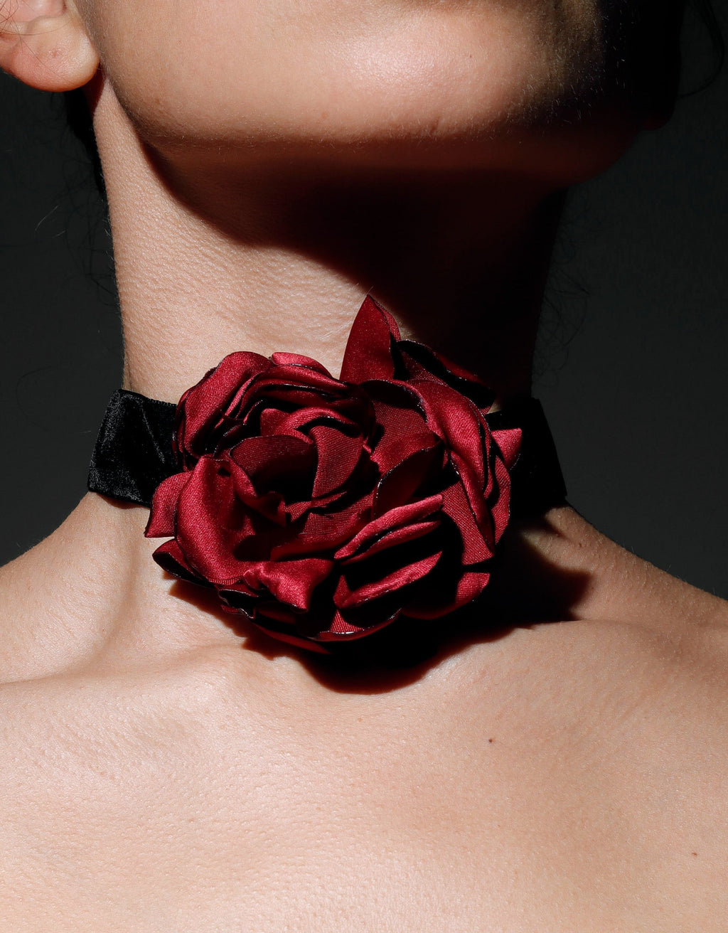 Gothic Rose Lace Necklace