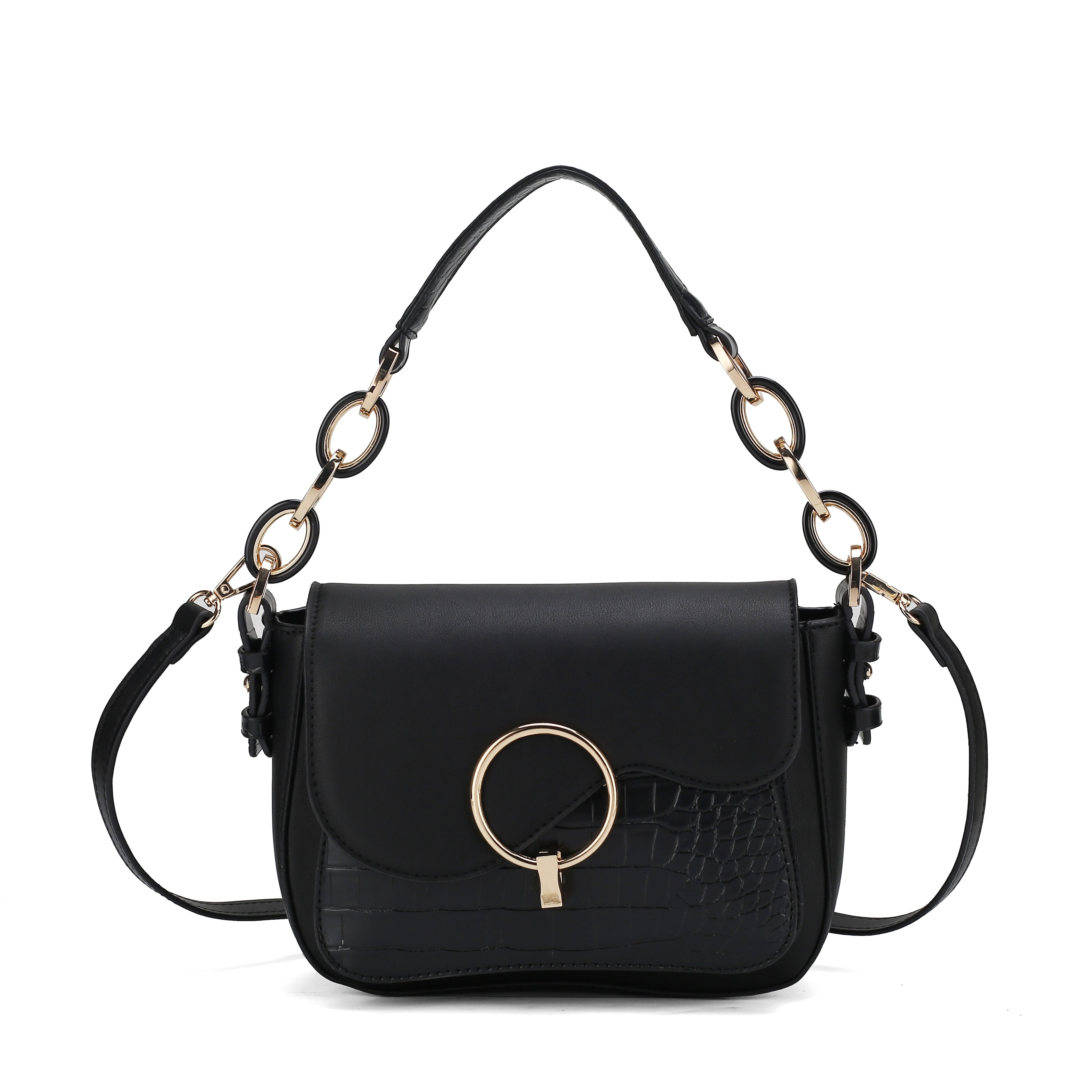 Fanta Croco Shoulder Bag