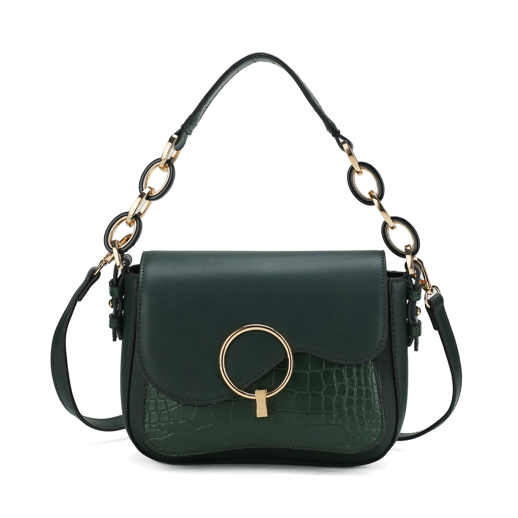 Fanta Croco Shoulder Bag