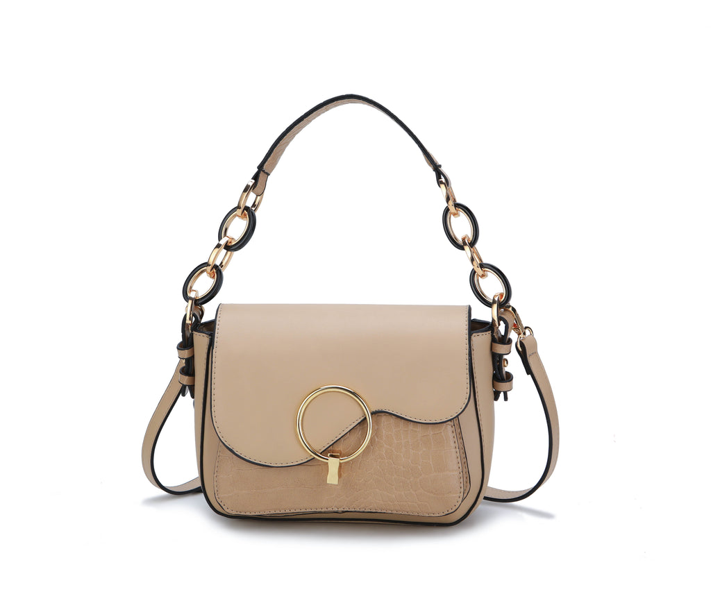 Fanta Croco Shoulder Bag