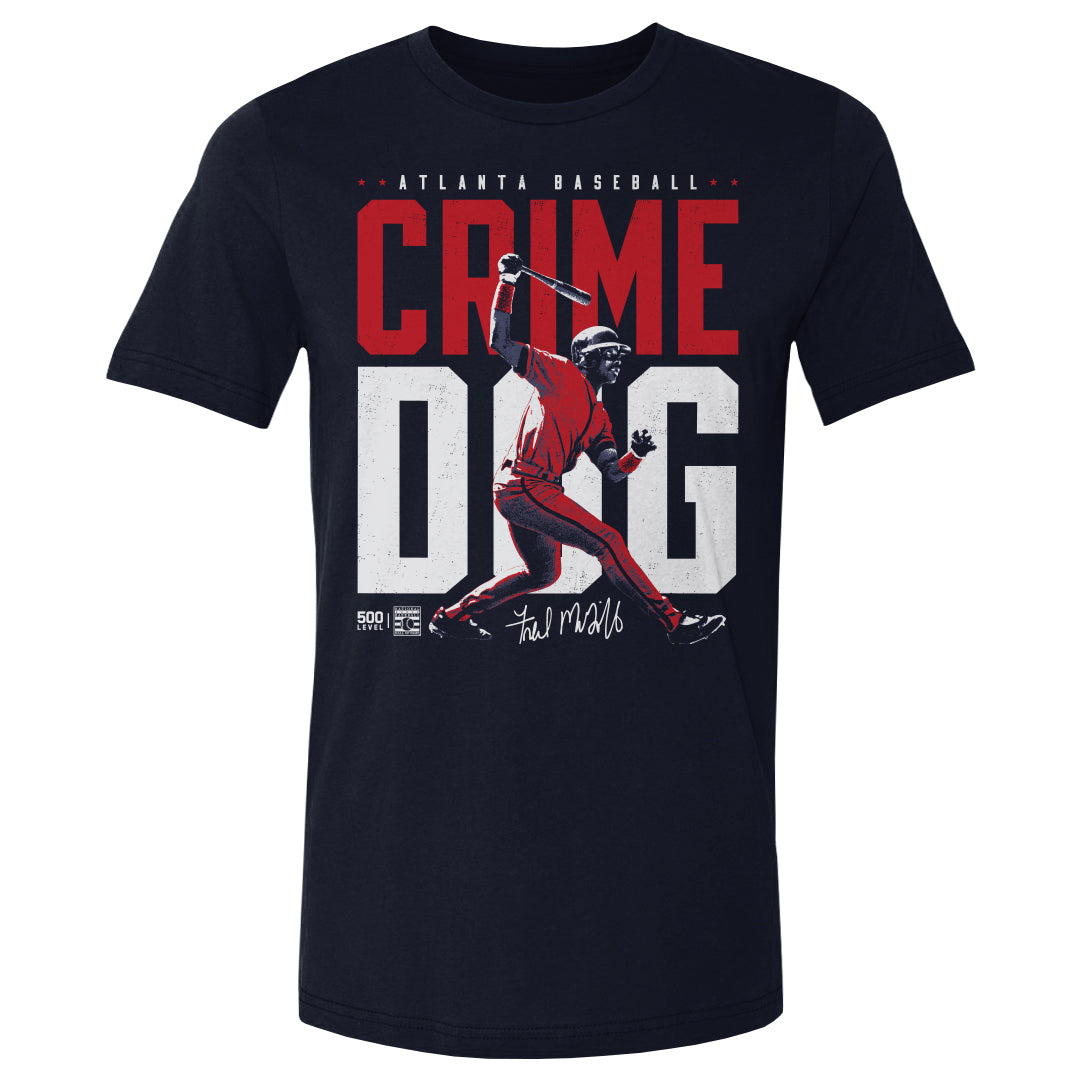 Fred McGriff Atlanta Crime Dog WHT