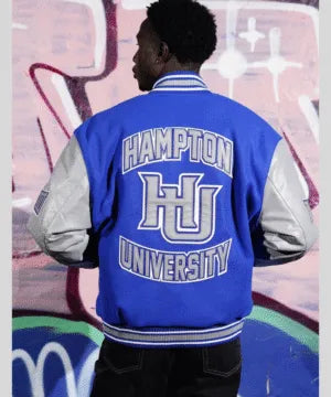 (Men) Hampton University Varsity Jacket