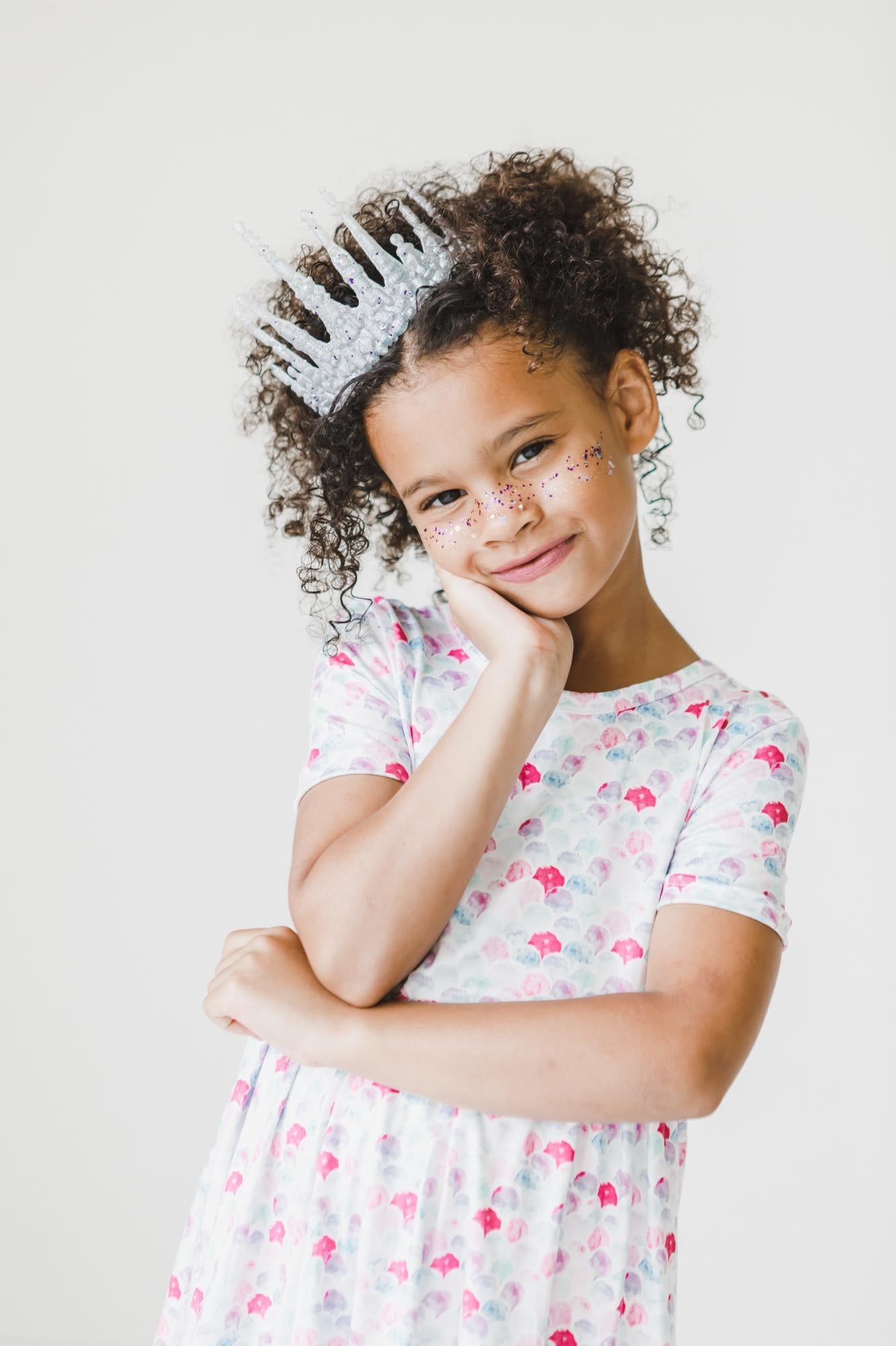 Mermaid Scales S/S Pocket Twirl Dress