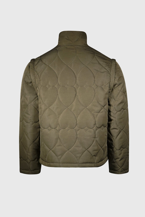 White Lines Waterproof Puffer Jacket