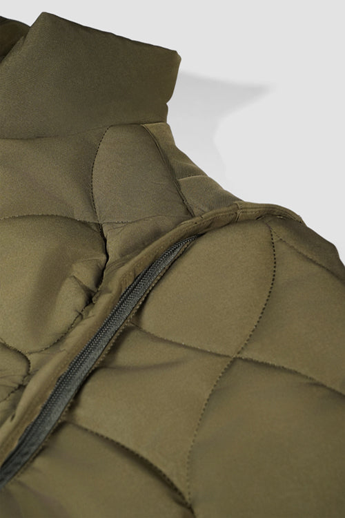 White Lines Waterproof Puffer Jacket