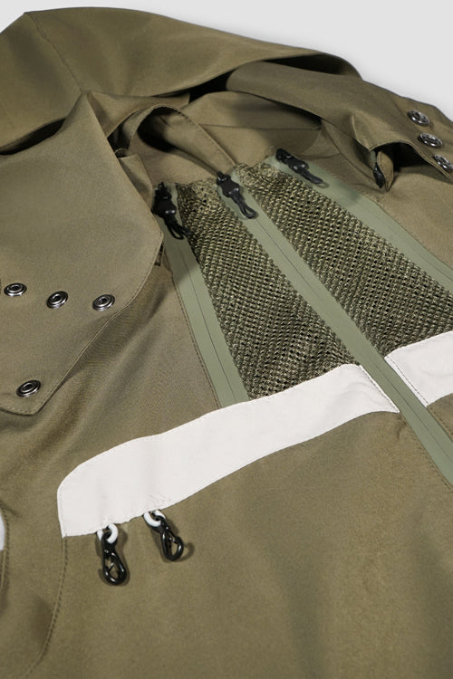 White Lines Waterproof Utility Jacket