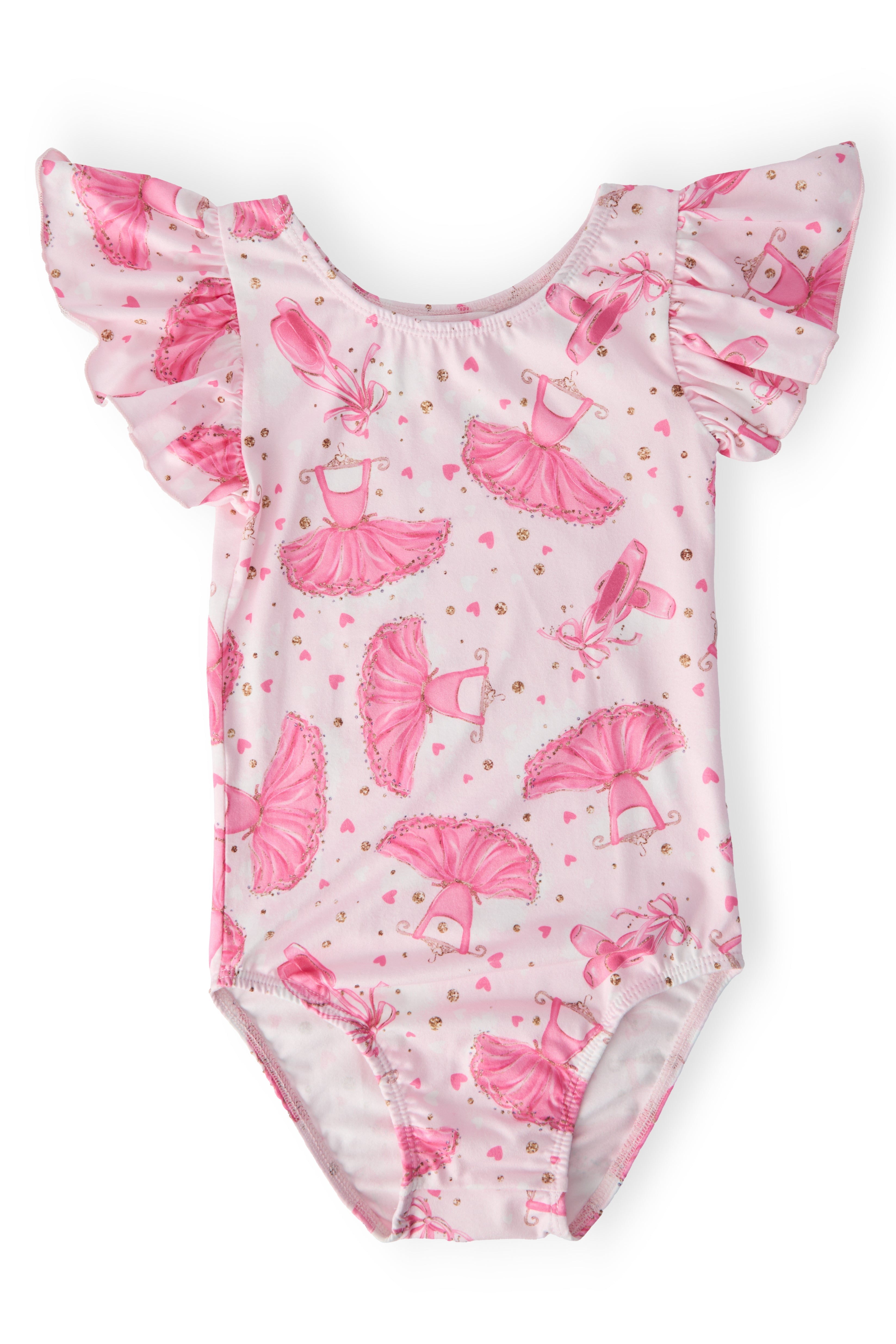 Pirouette S/S Flutter Sleeve Leotard