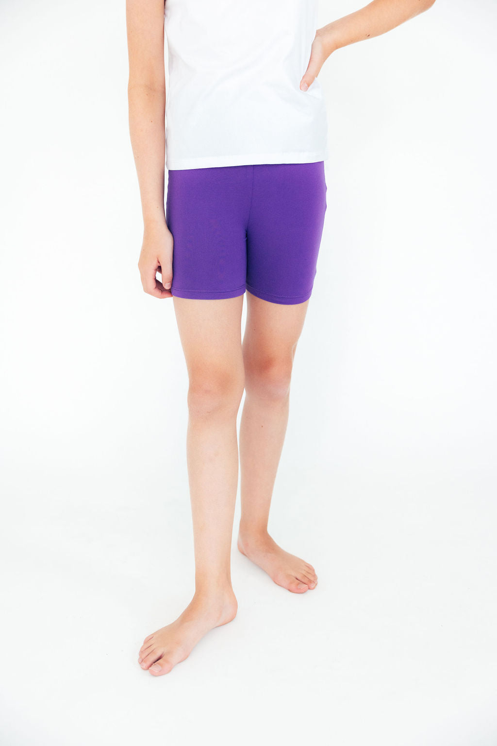 Purple Twirl Shorts
