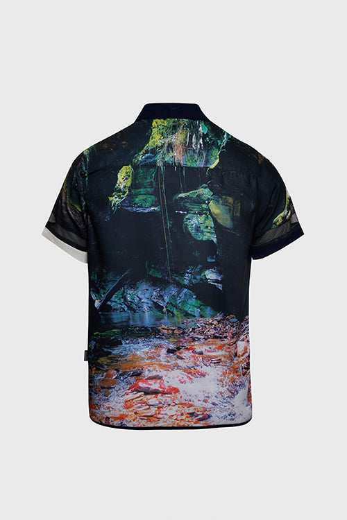 Lost in Paradise Short-sleeve Button-up Shirt