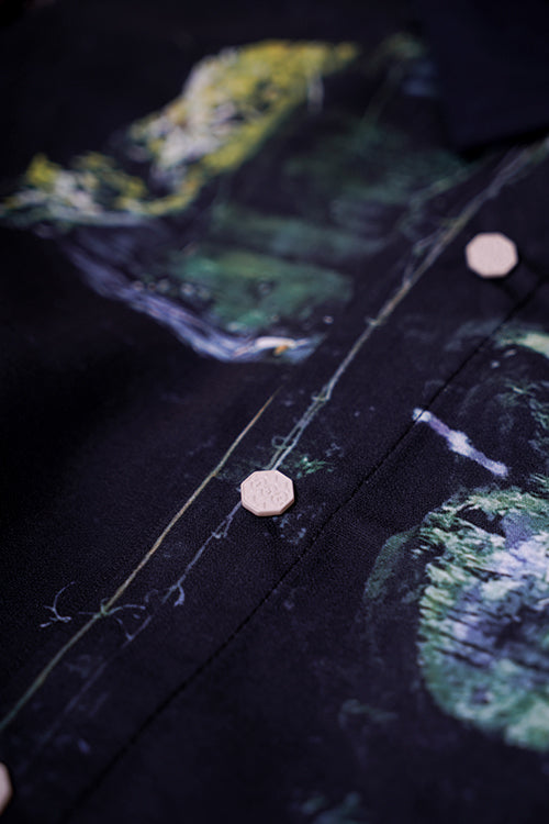 Lost in Paradise Short-sleeve Button-up Shirt