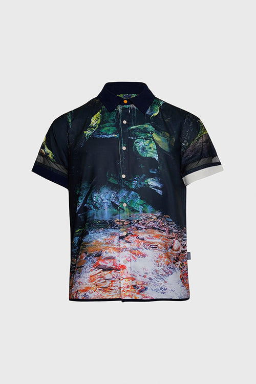 Lost in Paradise Short-sleeve Button-up Shirt