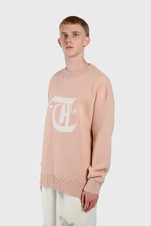 Racket Club Knit Crewneck Sweater