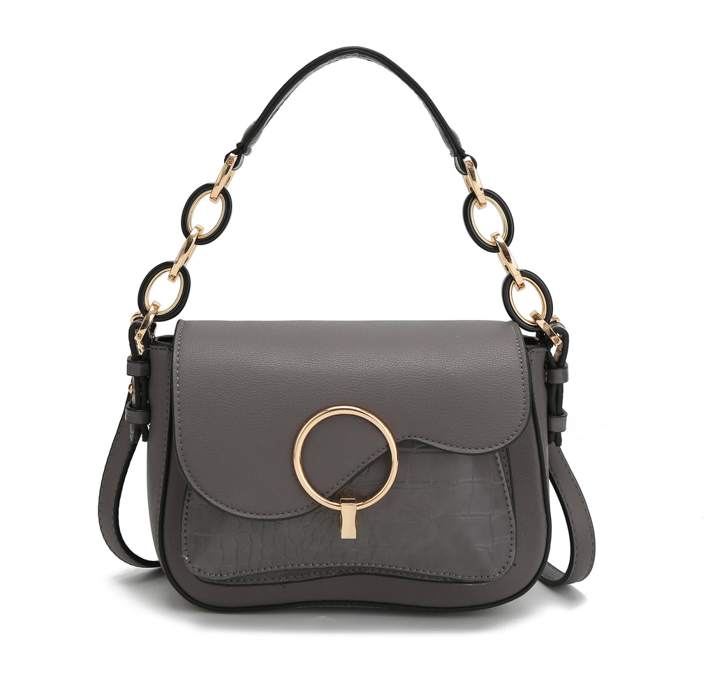 Fanta Croco Shoulder Bag